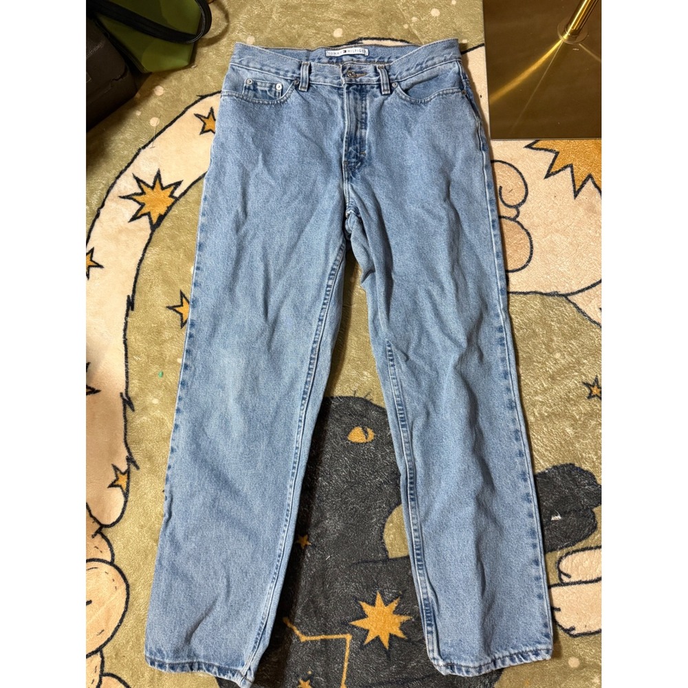 Tommy Hilfiger Light Wash Denim Jeans Size 6 Straight Leg Classic Fit